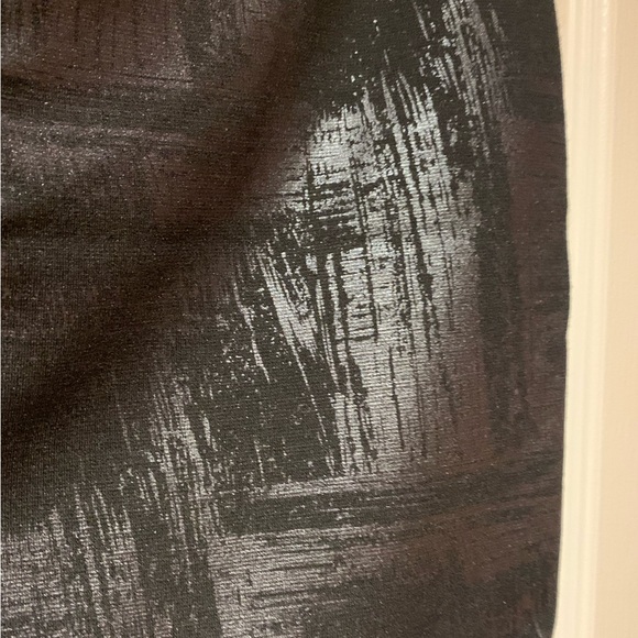 Black and navy patterned mini skirt, size M - Picture 3 of 4